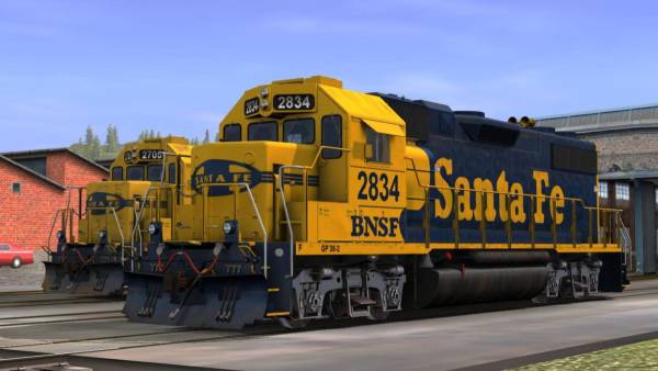 Trainz Railroad Simulator 2019: ATSF GP38-2 Santa FE screenshot