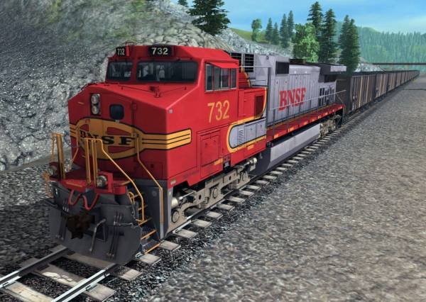 Trainz Railroad Simulator 2019: BNSF GE Dash-9 44CW Warbonnet screenshot