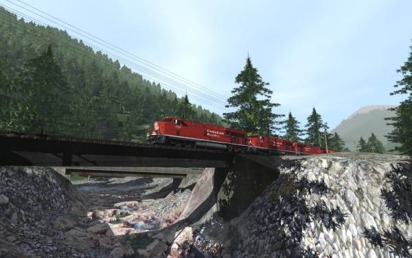 Trainz Railroad Simulator 2019: Canadian Rocky Mountains Viktor Lake to Ross Peak and Glacier screenshot