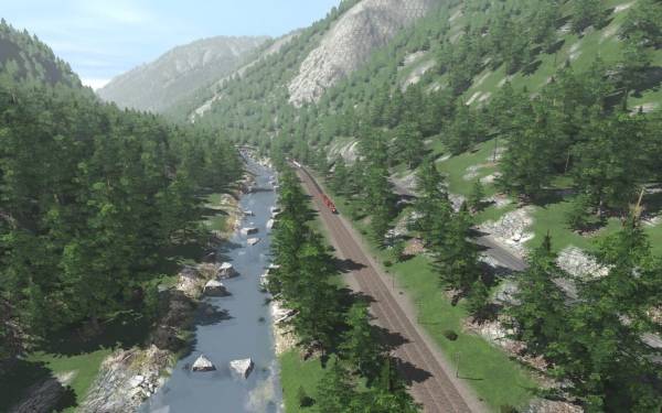 Trainz Railroad Simulator 2019: Canadian Rocky Mountains Viktor Lake to Ross Peak and Glacier screenshot
