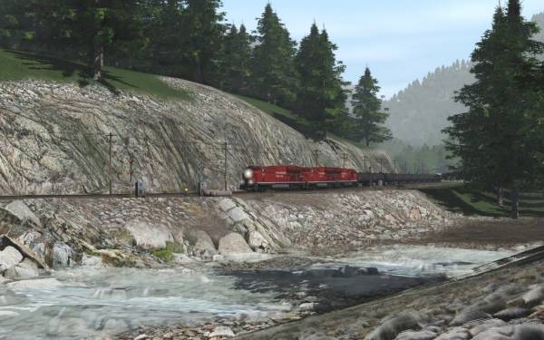 Trainz Railroad Simulator 2019: Canadian Rocky Mountains Viktor Lake to Ross Peak and Glacier screenshot