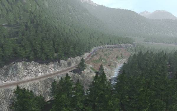 Trainz Railroad Simulator 2019: Canadian Rocky Mountains Viktor Lake to Ross Peak and Glacier screenshot