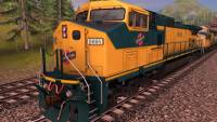 Trainz Railroad Simulator 2019: Chicago North Western GE Dash 9 44CW screenshot thumbnail