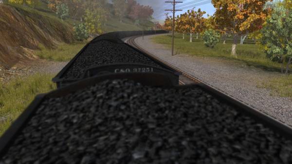 Trainz Railroad Simulator 2019: C&O 2-6-6-6 H8 - New River Mining Coal Run screenshot