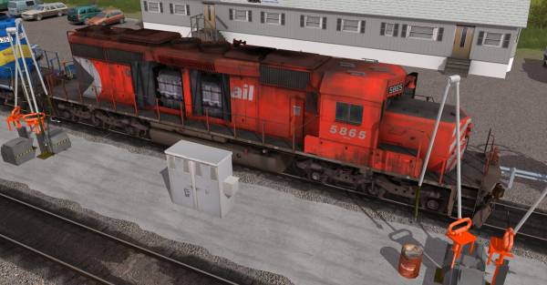 Trainz Railroad Simulator 2019: CP SD40-2 #5865-5879 Multimark screenshot