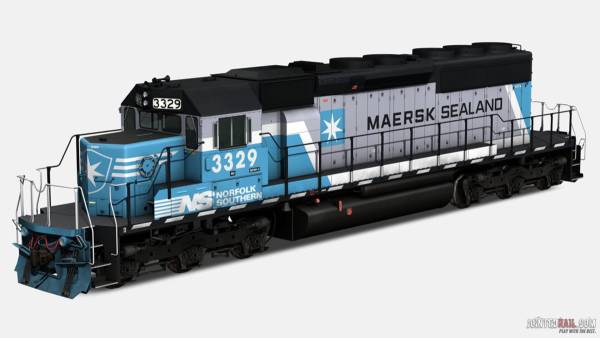 Trainz Railroad Simulator 2019: EMD SD40-2 - Maersk screenshot
