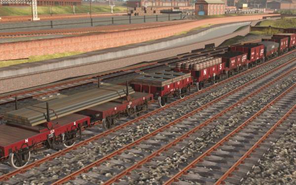Trainz Railroad Simulator 2019: LMS/NSR Wagon Pack 1 screenshot