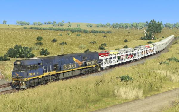 Trainz Railroad Simulator 2019: NR Class Locomotive - JBR Indian Pacific Pack screenshot