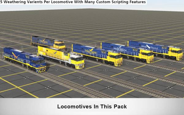 Trainz Railroad Simulator 2019: NR Class Locomotive - JBR Indian Pacific Pack screenshot