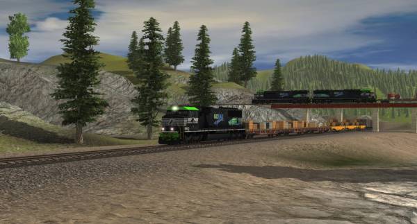 Trainz Railroad Simulator 2019: NS SD60E - 6963 GoRail screenshot