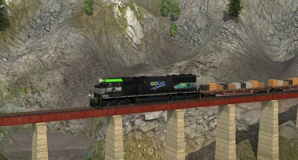 Trainz Railroad Simulator 2019: NS SD60E - 6963 GoRail screenshot