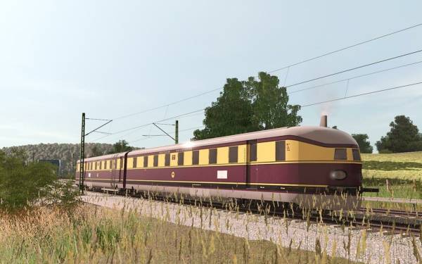 Trainz Railroad Simulator 2019: Pro Train - Hamburg Flyer SVT 877 screenshot