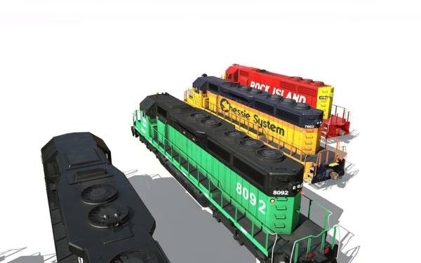 Trainz Railroad Simulator 2019: Pro Train - SD40-2 Loco Bundle 1 screenshot