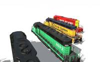 Trainz Railroad Simulator 2019: Pro Train - SD40-2 Loco Bundle 1 screenshot thumbnail