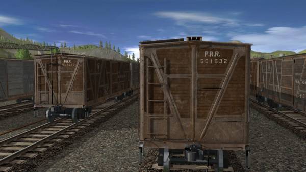 Trainz Railroad Simulator 2019: PRR X23 Boxcar screenshot