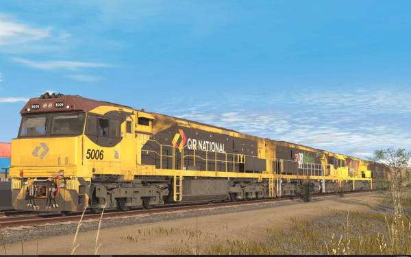 Trainz Railroad Simulator 2019: QR National GE C44aci screenshot