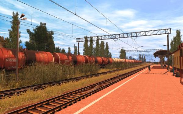 Trainz Railroad Simulator 2019: Rodnye Prostory Route screenshot