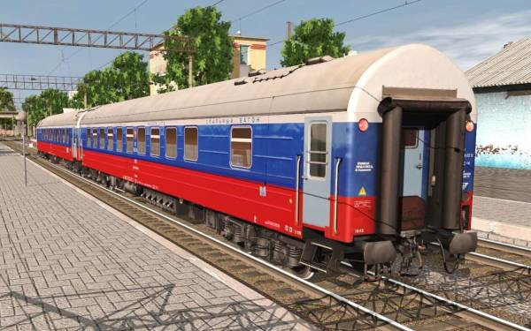Trainz Railroad Simulator 2019: RZD-UZ-RIC Wagons Praha screenshot