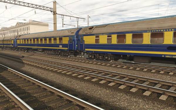 Trainz Railroad Simulator 2019: RZD-UZ-RIC Wagons Praha screenshot