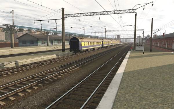 Trainz Railroad Simulator 2019: RZD-UZ-RIC Wagons Praha screenshot