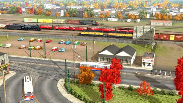 Trainz Railroad Simulator 2019: Season Town Northern Rail Road Route screenshot