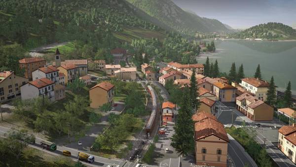 Trainz Railroad Simulator 2019: Sebino Lake, Italy screenshot