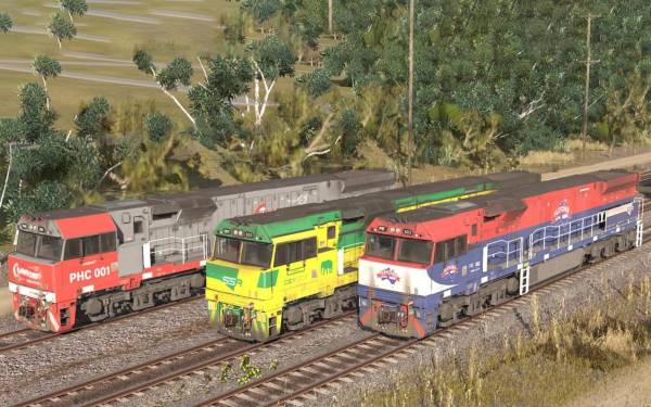 Trainz Railroad Simulator 2019: SSR Fletchers Crawfords GE C44aci Pack screenshot