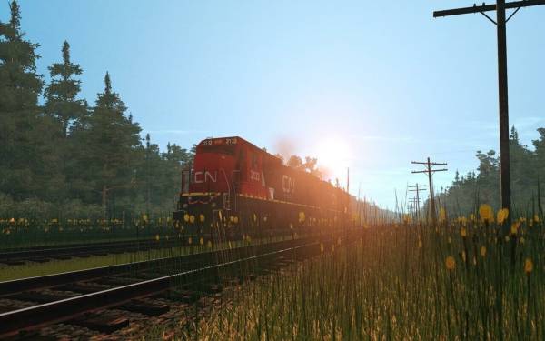 Trainz Railroad Simulator 2019: USA Route - Forest Industry screenshot