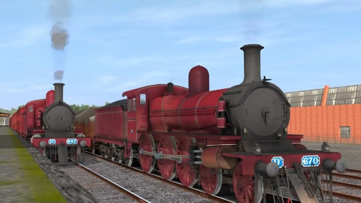 Trainz Railroad Simulator 2019: Victorian Railways Type 4 DD Class Pack - Canadian Red screenshot