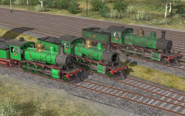 Trainz Railroad Simulator 2019: Victorian Railways V Class 2 Tone Green screenshot