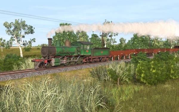 Trainz Railroad Simulator 2019: Victorian Railways V Class 2 Tone Green screenshot
