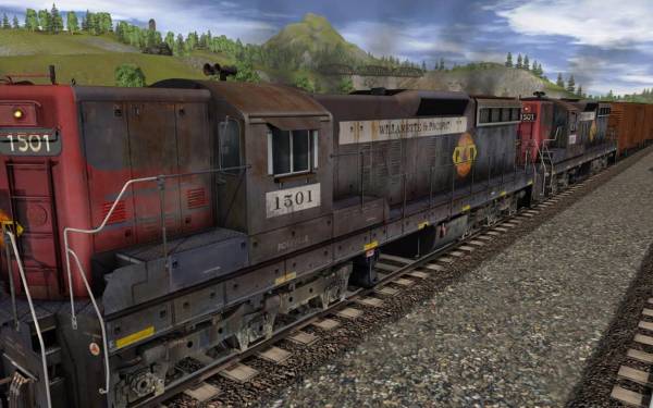 Trainz Railroad Simulator 2019: Willamette & Pacific SD7 #1501 screenshot