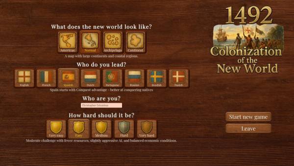 1492: Colonization of the New World screenshot