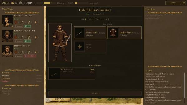Beggar's Road screenshot