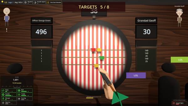 Dorts: A Darts Roguelike screenshot