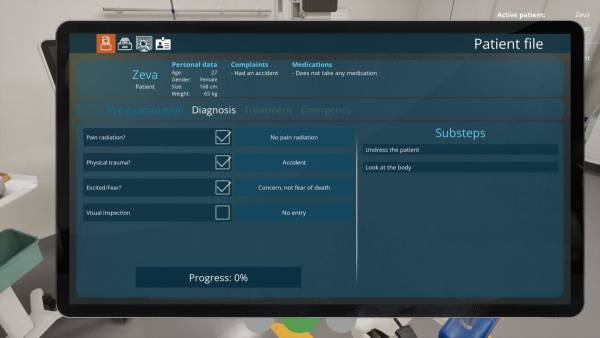 Emergency Room Simulator screenshot