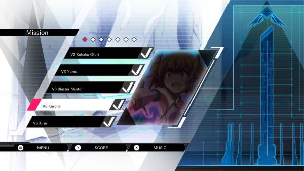 Gunvolt Chronicles: Luminous Avenger iX 1+2 Dual Collection screenshot