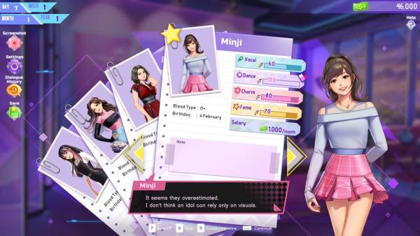 K-Pop Idol Stories: Road to Debut screenshot