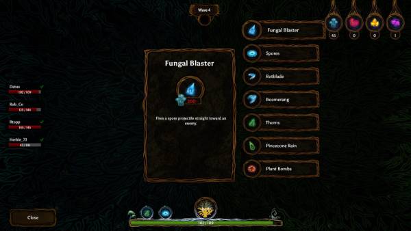 Mycofall screenshot