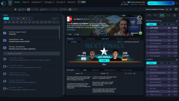 Tennis Manager 26 screenshot