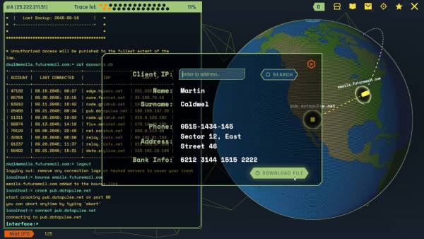 Void Future: Hacking Protocol screenshot