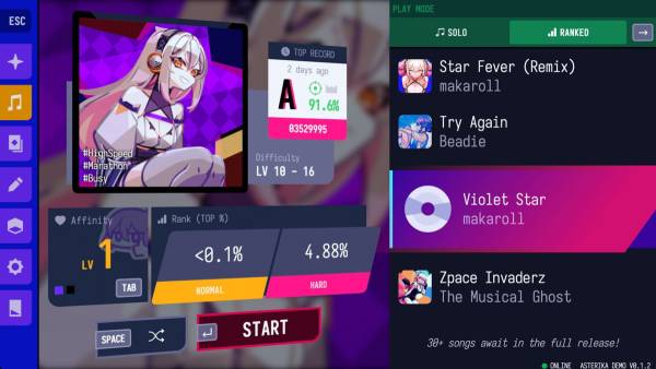 Asterika: Phantom Rose Refrain screenshot