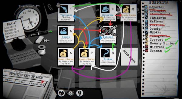 Dupery: A Game of Solo Deduction screenshot