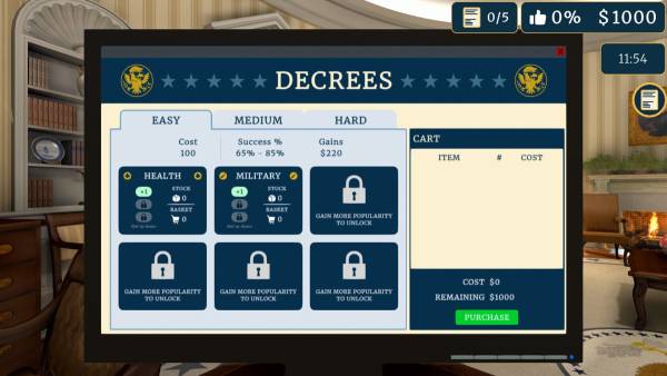 President Simulator screenshot